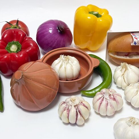 45-Second Ceramic Microwave Egg Maker, Fast Omelet Maker, Garlic Roaster for Delicious Breakfast, Garlic Keeper with Lid, Garlic Cooker, Garlic Baker, Egg on a Bagel Maker Pot in Saudi Arabia