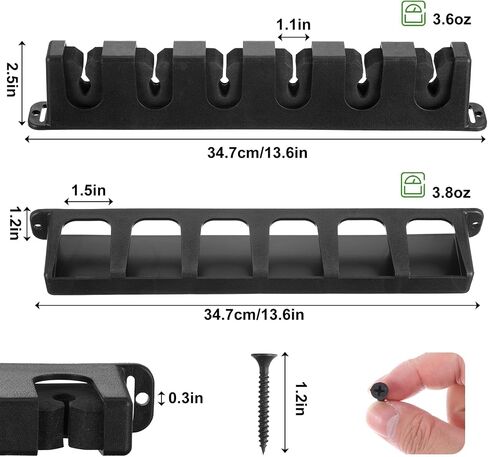 2 Pairs Fishing Rod Holders Vertical Rod Rack, Fishing Pole Holders for Garage, Wall, Ceiling Rod Stand in Saudi Arabia