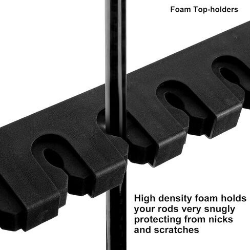 2 Pairs Fishing Rod Holders Vertical Rod Rack, Fishing Pole Holders for Garage, Wall, Ceiling Rod Stand in Saudi Arabia