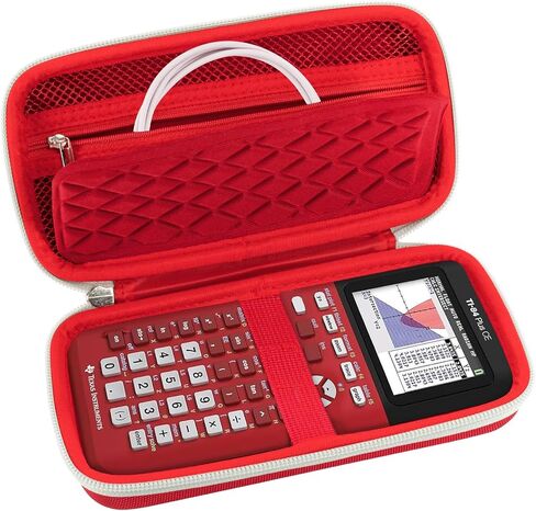 Hard Graphing Calculator Carrying Case Compatible with Texas Instruments TI-84 Plus CE/TI-Nspire CX II CAS/TI-83 Plus/TI-89 Titanium, Portable Scientific Calculator Storage Case (Blue) in Kuwait
