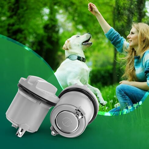 Dog Collar Batteries for R21 R22 R51 and Microlite Collar Battery,2 Packs Lasting Replacement Pet Batteries, High Capacity Compatible with Invisible Fence Receiver Collar 3V Batteries-Gray in Saudi Arabia