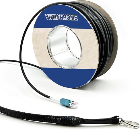 500ft / 150m OD-5mm كابل الألياف الصناعية TPU OM3 Fiber LC الخارجي المدرع in Kuwait