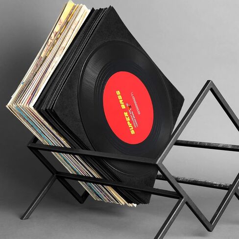 Eaasty 100 Pieces Paper Vinyl 45 RPM Record Sleeves 7 Inch Record Protection Paper Covers for Singles Records Square Sleeves Outer Album Covers Vinyl Jacket Covers with Holes for Storage(Black) in Saudi Arabia