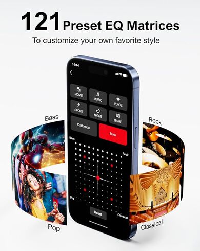 ULTIMEA 7.1ch Soundbar with Wireless Subwoofer, Virtual Surround Sound System for TV, App Control, 410W Peak Power, Sound bar for TV, 4 Wired Surround Speakers, Home Theater Sound System Poseidon D70 in Kuwait