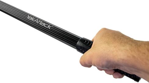 شبكة هبوط السمك YakAttack مقاس 40.64 سم × 48.26 سم مع مقبض تلسكوبي ممتد بطول 11.43 سم وشبكة مطاطية، أسود (NAT-1001) | ملحقات صيد قوارب الكاياك in Kuwait