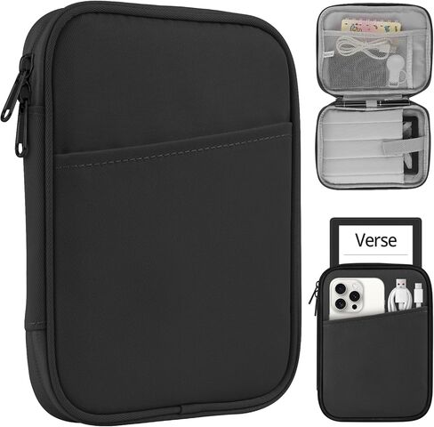 Universal Sleeve Bag for 7-8 inch Tablet Fire HD 8/Fire HD 8 Plus Compatible iPad Mini (6th Gen) 8.3" 2021, iPad Mini 5/4/3/2/1, Tab A8, 7"-8" inch Android Tablet Sleeve Case -Grey in Saudi Arabia