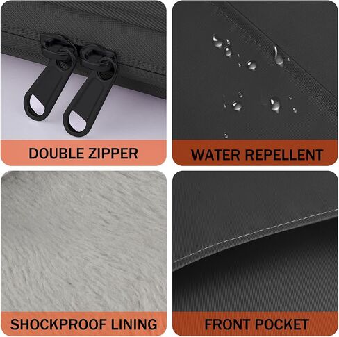 Universal Sleeve Bag for 7-8 inch Tablet Fire HD 8/Fire HD 8 Plus Compatible iPad Mini (6th Gen) 8.3" 2021, iPad Mini 5/4/3/2/1, Tab A8, 7"-8" inch Android Tablet Sleeve Case -Grey in Saudi Arabia