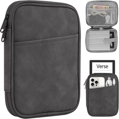 Universal Sleeve Bag for 7-8 inch Tablet Fire HD 8/Fire HD 8 Plus Compatible iPad Mini (6th Gen) 8.3" 2021, iPad Mini 5/4/3/2/1, Tab A8, 7"-8" inch Android Tablet Sleeve Case -Grey in Saudi Arabia