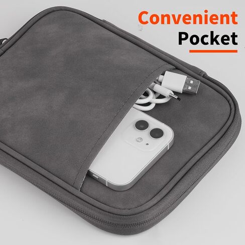 Universal Sleeve Bag for 7-8 inch Tablet Fire HD 8/Fire HD 8 Plus Compatible iPad Mini (6th Gen) 8.3" 2021, iPad Mini 5/4/3/2/1, Tab A8, 7"-8" inch Android Tablet Sleeve Case -Grey in Saudi Arabia