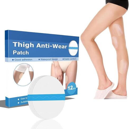 12 pcs Thigh Friction Pad - Thigh Chafing Prevention - Disposable Thigh Chafing Prevention - Helps Prevent abrasions in Women's Thigh in Saudi Arabia