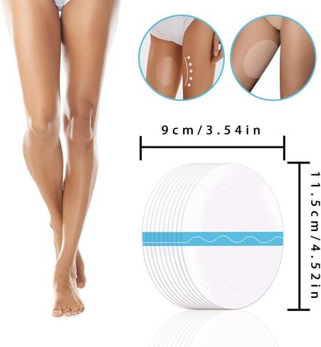 12 pcs Thigh Friction Pad - Thigh Chafing Prevention - Disposable Thigh Chafing Prevention - Helps Prevent abrasions in Women's Thigh in Saudi Arabia