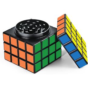 Kitchen Grinder for Cooking in Square, AVOTORY Grinder Aluminum and Zinc Meterial (Large 2.5" Square Multi-Color)