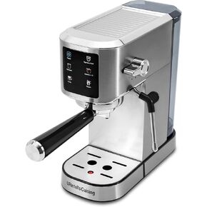Espresso Machine 20 Bar, Touch Screen Espresso Maker with Steam Milk Frother, Espresso Coffee Machine for Cold Brew Long Coffee, Cappuccino Latte Machine with Removable Water Tank