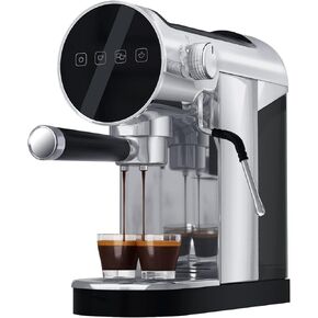 Sparkfire 20 Bar Espresso Machine with Lcd Display, Espresso Coffee Maker with Milk Frother Steamer, Espresso and Cappuccino latte Maker, Espresso Coffee Machine