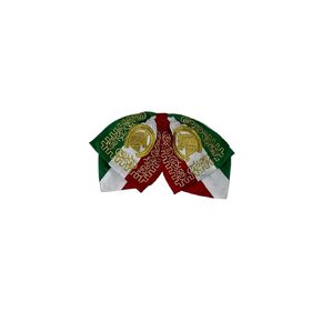 Tricolor horse Bow tie charro Gala Mexican party costume Color Gold Fiesta Mexicana