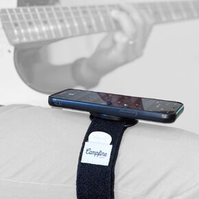 Magnetic Phone Strap for Guitar Players | Hands-Free Access to Tabs & Tunes | Natural Positioning on Thigh | Compatible with MagSafe & Non-MagSafe Smartphones | Compact & Secure