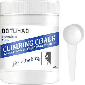 Climbing Chalk, Gym Chalk for Weightlifting, Rock Climbing, Bouldering, Gymnastics, Pole Grip, & More - Lifting Chalk & Climbing Chalk for Dry Hands