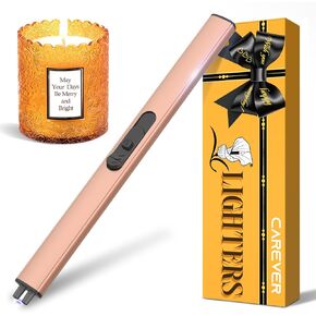 Mens Stocking Stuffers for Women Electric Lighters for Candle - Women Gifts for Christmas Rechargeable Plasma Lighter Flameless Windproof Candle Lighter Grill Gifts for Men Adults Wife Girls