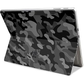 Tablet Skin Compatible with Microsoft Surface Pro 11 (2024) - Black Camo - Premium 3M Vinyl Protective Wrap Decal Cover - Easy to Apply | Crafted in The USA by MightySkins