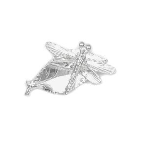 Dragonfly Scarf Pin - Magnetic Back Closure No holes in Clothes - Gift Packaged Included - Small Gift for Friends, Teachers, Coworkers - Handcrafted in USA