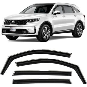 CLIM ART in-Channel Incredibly Durable Rain Guards for Nissan Altima 2019-2024, Original Window Deflectors, Vent Window Visors, Vent Deflector, 4 pcs. - 622316