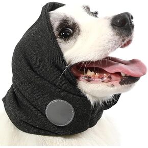 Dog Calming Hoodie, Reducing Noise Wrap Ear Muffs Noise Protection Dog Head Warp