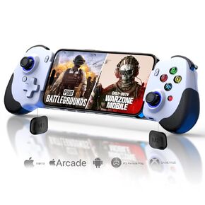 Joso Mobile Gaming Controller for Android & iPhone 15/16 Series (USB-C) - Remote Play PS5/PS4/Xbox/PC, PUBG Mobile, COD, Genshin Impact & More, 2 Mappable Buttons/Hall Joystick/Hall Trigger