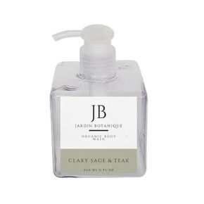 Clary Sage & Teak Organic Body Wash (8 oz Bottle)