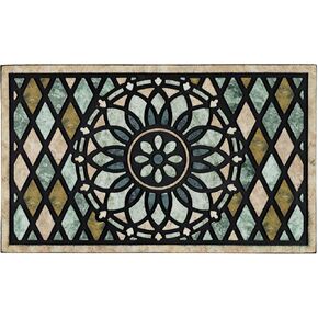 CHICHIC Door Mat Welcome Mat 24 x 36 Inch Front Door Mat Outdoors for Home Entrance Outdoors Mat for Outside Entry Way Doormat Entry Rugs, Heavy Duty Non Slip Rubber Back Low Profile, Flower