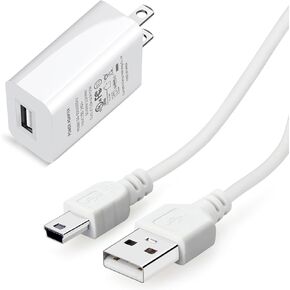 Charger for TI-84 Plus CE, TI-Nspire CX, TI CX CAS Graphing Calculators, 3 ft Charging Cable White