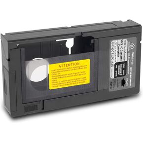 VHS C Cassette Adapter, SVHS VHS-C to VHS, Camcorders Motorized VHSC Ideal for VCR Player, Video Cassette Player and VHS to Digital Converting