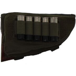 Fox Outdoor Products Shotgun Butt Stock Cheek Rest, Olive Drab, 8" x 4.75", Right