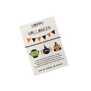 Halloween wish bracelet | Halloween favors | Gift for halloween | Halloween party gifts | Halloween present