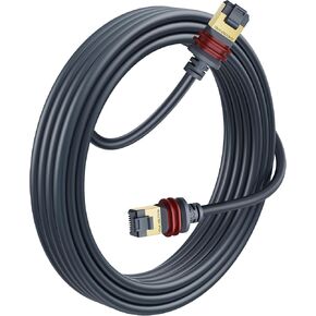 Starlink Gen 3 Cable, 100FT/30M bytewave Starlink Standard Ethernet Replacement Cable [Special Plug Design, High-Speed Transmission] Starlink V3 Accessories Waterproof (Gray)