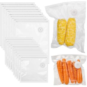 Vacuum Sealer Machine, Portable Handheld Vacuum Sealer with 40PCS Reusable Zipper Vacuum Bags (Vacuum Sealers+ 20 large+20 small vacuum seal bags)