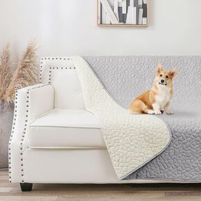 Waterproof Dog Blanket, Anti-Slip Pet Couch Sofa Cover Washable Bed Furniture Protector for Hair Resistant-40x50,Black