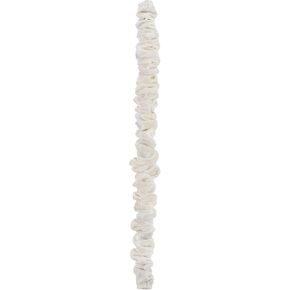 Chandelier Fabric Cord Cover 2 Pack Cream White Chandelier Chain Cover 70.8 inches Flannel Fabrics Decorative Cord Hider Cable Management