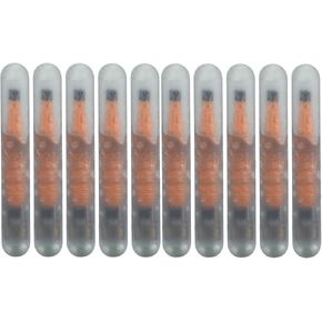 Mini 1.25mm Microchip for Dogs and Cats, Lightweight Label Glass Tube Chip Glass Tube Animal Tag Reader Pets Suppliers Shot Records for Pet Dog Cat Cow Pig Rabbit Fish Puppies 10 Pack