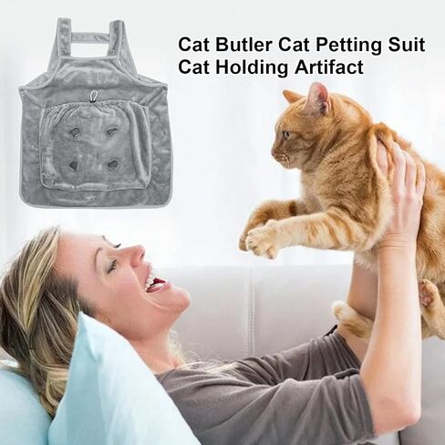 Cat Apron Carrier, Pet Sleeping Bag, Kitten Hands-Free Soft-Sided Carrier Pouch Sling for Small Sized Animals Cat Carrier Pouch Pet Sling Carrier for Small Sized Animals (B,1Pcs) in Saudi Arabia