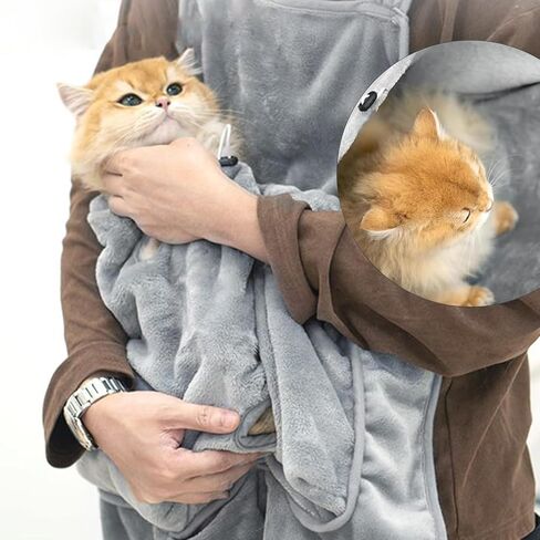 Cat Apron Carrier, Pet Sleeping Bag, Kitten Hands-Free Soft-Sided Carrier Pouch Sling for Small Sized Animals Cat Carrier Pouch Pet Sling Carrier for Small Sized Animals (B,1Pcs) in Saudi Arabia