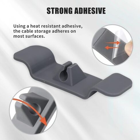 4 عبوات من منظم الأسلاك لأجهزة المطبخ، غلاف مرتب لخلاط سلك، منظم كابلات للخلاط، صانع القهوة، مقلاة الهواء، طنجرة الضغط (2 أبيض + 2 رمادي) in Kuwait