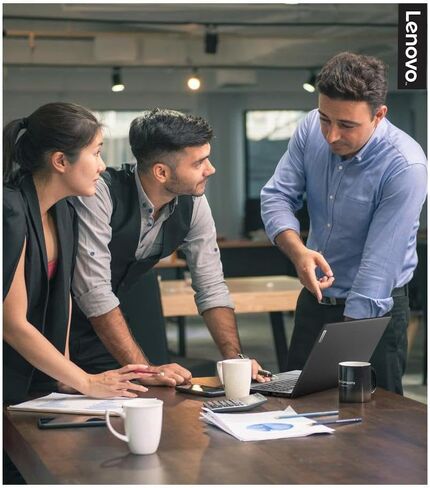 Lenovo 15.6"" Business Laptop, Intel Core i3-1215U Processor, FHD Display, Military-Grade Durability, Webcam, HDMI, Wi-Fi, RJ-45, Win 11 Pro, w/WOWPC Bundle (36GB RAM | 1TB PCIe SSD), Black in Saudi Arabia