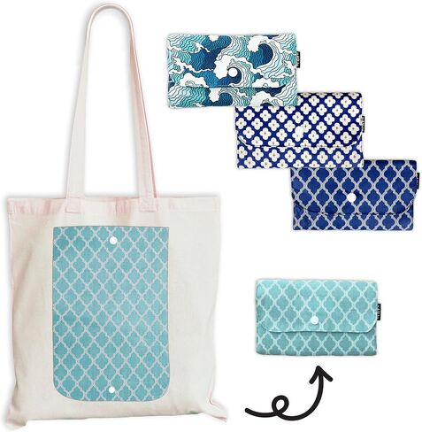 Large Foldable Eco-Friendly Tote Bag/Grocery Shopping/Travel –Handmade by Indigenous Mothers in Malaysia in Saudi Arabia