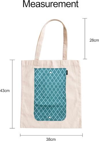 Large Foldable Eco-Friendly Tote Bag/Grocery Shopping/Travel –Handmade by Indigenous Mothers in Malaysia in Saudi Arabia