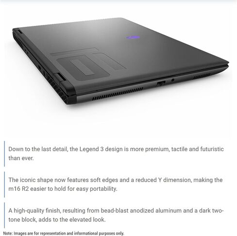 Alienware M16 R2 Gaming Laptop, Intel Ultra 7-155H, 64 GB DDR5 Ram, 1 TB PCle SSD, 16" QHD+ (2560x1600), Nvidia Geforce RTX 4070, W11 Home in Saudi Arabia