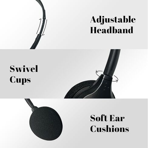 20 Pack Class Set Headphones for Kids Students School Classroom Headphones Bulk Earphones Adjustable with 3.5 mm Jack for Library Children Adults(006 Black Headphones) in Saudi Arabia