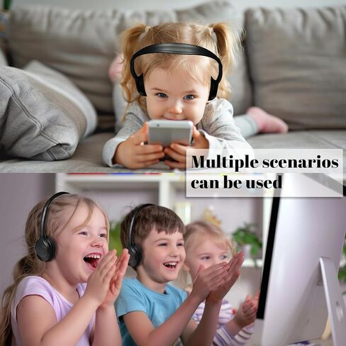 20 Pack Class Set Headphones for Kids Students School Classroom Headphones Bulk Earphones Adjustable with 3.5 mm Jack for Library Children Adults(006 Black Headphones) in Saudi Arabia