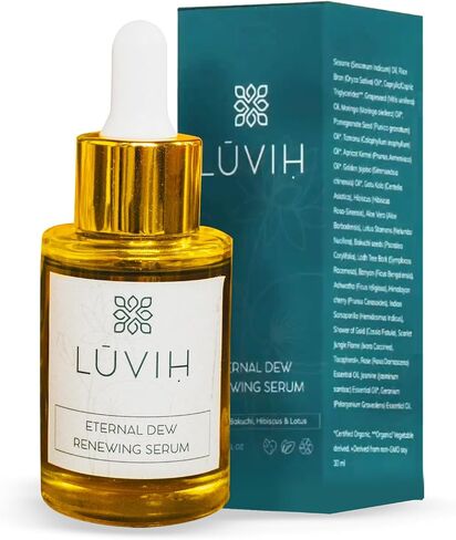 مصل تجديد الوجه من LUVIH Eternal Dew للنساء والرجال - أمصال ممتلئة ومغذية للعناية بالبشرة - مصل مرطب للوجه للبشرة الناضجة - التجاعيد والدروع حاجز البشرة - 30 مل in Saudi Arabia