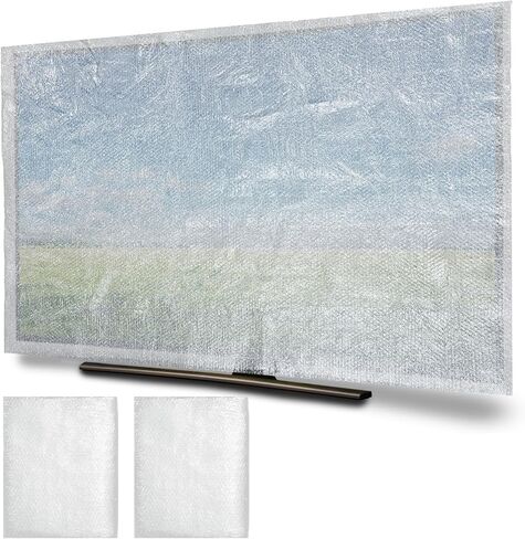 1 Pcs Bubble Flat Screen TV Cover Fits up to 65''W x 36''H Clear Bubble out Bag Flat Screen TV Protection Large Bubble Pouches Wrap Bag for TV Display Screen Protector Packing Moving in Saudi Arabia