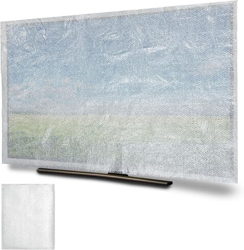 1 Pcs Bubble Flat Screen TV Cover Fits up to 65''W x 36''H Clear Bubble out Bag Flat Screen TV Protection Large Bubble Pouches Wrap Bag for TV Display Screen Protector Packing Moving in Saudi Arabia